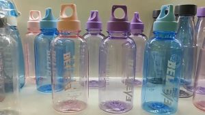 Botol Minum 500ml Aesthetic Portable Tempat Minum Sport Bening BPA Free