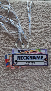 [MAKAPAL] Personalize Laminated Name Tag FREE ID Lace