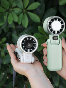 PRIENCE Portable Foldable Silent Outdoor Powerful Mini Cooling Handheld Fan