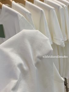 Pure ผ้าฝ้าย Basic แขนสั้น สีขาว เสื้อยืดผู้ชายผู้หญิงใหม่ ฤดูร้อน แฟชั่น ส่วนลด Leakproof Xiyin เข็มขัดหมวกผ้าพันคอ