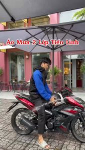 Áo Mưa Bộ Thời Trang Cao Cấp Bộ Quần Áo Mưa Tiến Linh Giữ Nhiệt Chống Nước