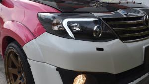 TOYOTA FORTUNER AN50/AN60 2011-2015 PROEJCTOR LED DRL HEADLAMP