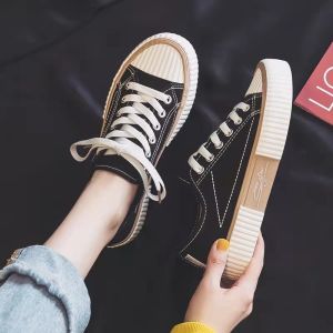 JIFANPAUL | Leisure Canvas Shoes White Low Top Board Shoes