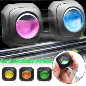 คลิปน้ำหอมเหลวกลมสำหรับใช้ในน้ำหอมปรับอากาศรถอุปกรณ์ตกแต่งภายในรถยนต์ที่ใช้ในน้ำมันหอมระเหยช่องแอร์น้ำมันหอมระเหย