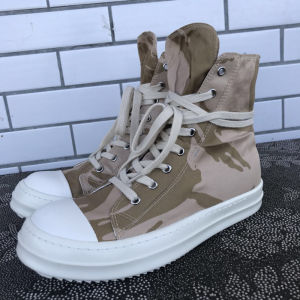High-Top Canvas Shoes DS Thick Bottom Casual Board Shoes Five-Pointed Star Versatile Short Boots for Men And Women Trendy Real Leather Couples Shoes