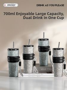 IMOGY | Aesthetic Titanium Thermal Travel Coffee Mug