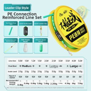 JUQINWANG | Durable Hand-Bound Fishing Line Set