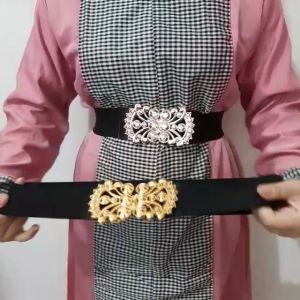 IKAT PINGGANG WANITA: BELT KARET & ELASTIS UNTUK GAMIS