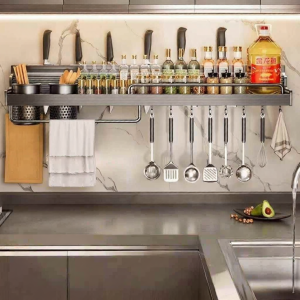 No-Drilling Multi-Function Kitchen Storage Rack