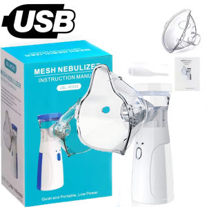 Portable Mesh Nebulizer for Humans & Animals – Silent Ultrasonic Inhaler for Kids Adults Pets and Vet Use