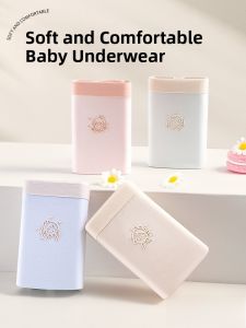 miiow | Kids Underwear Girls Antibacterial Elastic Waist Briefs Flat Angle Non Jamming High Elasticity Cotton And Spandex Innerwear