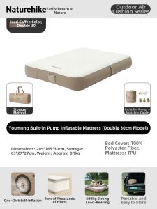 NatureHike | Outdoor Inflatable Mattress TPU with Built-in Pump
