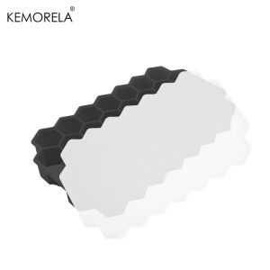 Silicone Honeycomb Ice Tray with Cover Stackable 37-cell Ice Box Easy to Demould Ice Tray Ice Cube Mold Summer Ice Cream Making