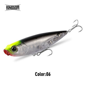 KINGDOM | KINGDOM Basstaor Floating Pencil 110mm 22.8g Surface Topwater Hard Lure Long‑Cast Rattle Bait Zig‑Zag Action For Sea Bass Pesca