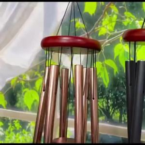 Large Aluminium Wind Chimes 37" Inches to Create a Zen Atmosphere for Outdoor Garden Patio Decoration with Wind Catcher