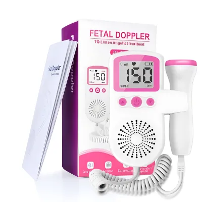 3.0MHz LCD Fetal Doppler Baby Prenatal Heart Rate Detector Home Sonar Doppler Stethoscope Pregnant Household Women Fetal Monitor