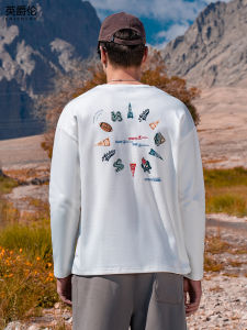 Enjeolon | Heavyweight Long Sleeve T-Shirt For Men 285G
