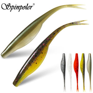 Spinpoler Split Tail TPR Floating Soft Fishing Lure 7cm Dropshot Swimbait Jerk Bait River Sea Baitfish River Stream Ice Pesca