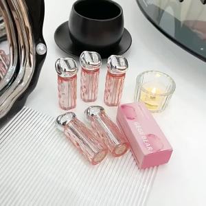 【COD】Mirror Face Lip Glaze Water Glossy Warna Nude Saturasi Rendah Lip Gloss Waterproof-💞Margot