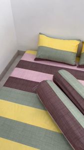 SPREI MOTIF BERGARIS BIMA LORENG BERKWALITAS NYAMAN SET SARBAN SARGUL