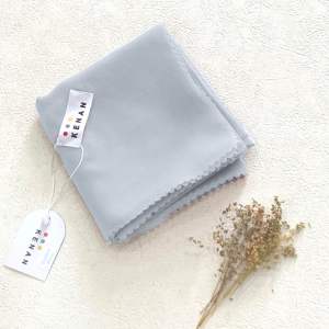 KENAN - Segiempat Shafira plaiin lasercut matt pollycotton