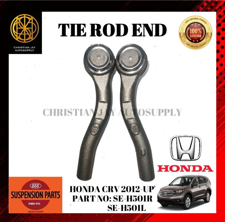 555 TIE ROD END HONDA CRV 2012UP' (SET) PART NO SEH501L & SEH501R