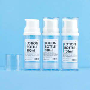 Portable Plastic Squeeze Vacuum Bottle Travel Size Cosmetic Water Lotion Skincare Product Empty Bottles Large Capacity Transparent