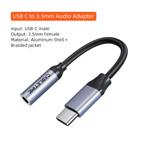 Cabletimes | CABLETIME Type C to 3.5mm Earphone USB C Cable USB C to 3.5 Headphone Adapter Audio Cable for Xiaomi Mi10 HUAWEI P30 Oneplus 9
