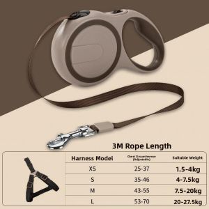 Hipidog | Automatic Retractable Dog Leash With Light For Small Dogs Teddy Corgi Outdoor Pet Supplies LED Dog Leash Reflective Handle