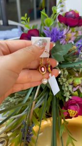 💥ต่ทงหูทับทิมไข่มุก ระย้าตุ้งติ้ง ทับทิมแท้คัดเกรด อัญมณีเสริมเสน่ห์ สวมใส่ออกงาน สวยมีออร่า เครื่องประดับของแท้สินค้ามีใบรับประกันดูแลตลอดการใช้งาน AUFU STORE