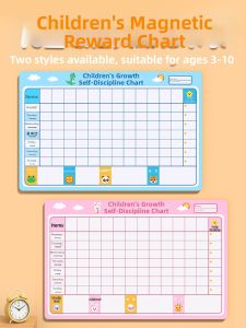 STARRY ARK | Child Development Self-Discipline Chart Reward Record Learning Plan Magnetic Wall Stickers
