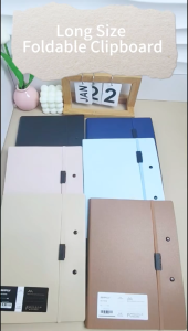 A4 Long Folding Clipboard with Hard PP Pad folder pad