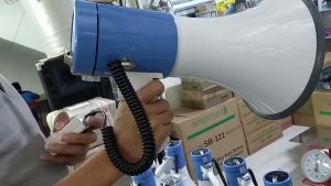 Globals Portable Megaphone 50w Rechargeable MU 8R Talk Siren USB SD RECORDING