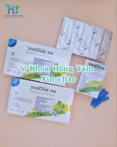 Que Thử Đường Huyết Vivacheck Ino Hộp 50 Que Date Mới
