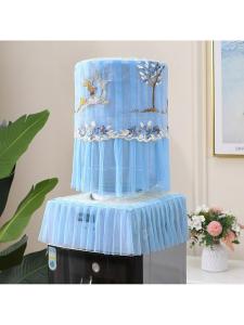 Rustic Lace Water Dispenser Cover Dustproof Bucket Lid Embroidered Country Style Water Cooler Protection Cloth