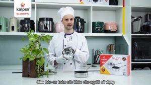 Bộ Nồi Chảo Cho Bé Ăn Dặm Inox Liền Khối Kalpen BB14 - 14cm Bảo hành 30 năm