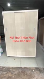 [Freeship HCM] Tủ quần áo cửa lùa  3 cánh Đựng Quần Áo Chăn Màn Chịu Lực Tốt