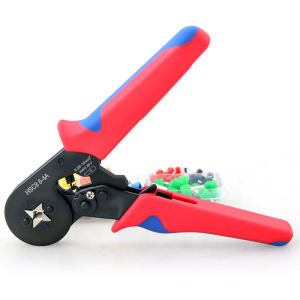 HSC8 6-4 CRIMPING PliersWire TUBULAR Terminal Ferrule แขนในครัวเรือน Crimper เครื่องมือสําหรับสายไฟ 0.25-10mm2 AWG 23-7