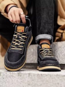 MINGTI | Giày Sneakers Cổ Cao Phong Cách Retro Nam Thời Trang Thể Thao Mùa Thu Đông