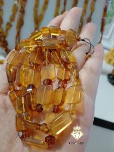 ก-7 สร้อยคออำพันพม่าแท้ อำพัน ฟอสซิลยางไม้กลายเป็นหินธรรมชาตจากประเทศพม่า เมืองคะฉิ่ง 💥ของแปลก ของหายาก มีตำหนิตามธรรมชาติของอำพันแท้