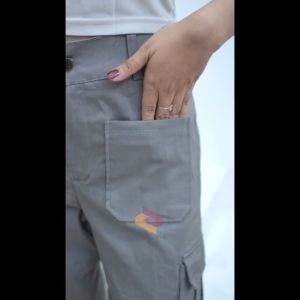 Cargo Pants Wanita Highwaist Loose Korean Style Celana Kargo Wanita Terbaru Kargo Fayla Pants