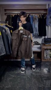 DISKON PRODUK TERBATAS FIELD JAKET SEMI PARKA FULL PATCH FALPROJECT PATCH detail ukuran ada di gambar