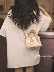 White Work Bag Womens 2025 New Style Luxury Small Tote Handbag Autumn Winter Crossbody Handle City Chic Pure E-commerce