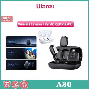 Ulanzi A30 wireless collar microphone audio and video recording noise reduction magnetic convenient mini microphone