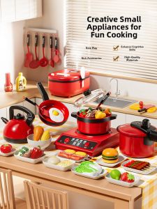 WANJUTEGONGDUI | Realistic Cooking Simulation Childrens Kitchen Playset