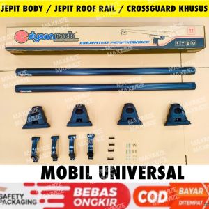 Cross Bar Kaki Rack Jepit Body / Roof Rail Premium Mobil Universal Edyson Rack Avanza Xenia Rush Terios Calya Sigra Ertiga Fortuner Pajero Xpander Xl7