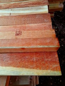 ไม้ท่อน ใส้เรียบ DIY ไม้แคมปัส ไม้เต็งมาเลย์ กว้าง 7.5 cm สูง 4.5 cm ไม้ทนแดดฝน