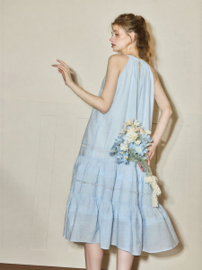 KUHNMARVIN | Unique Cotton and Silk Blend Summer Dress