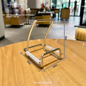 PINSHANGZUO | Stainless Steel 304 Kitchen Organizer Rack for Pots Enamel Pot Lids and Cutting Boards