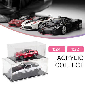 2 Sizes Dust Proof Acrylic Display Case Clear Storage Holder For 1:32 1:24 Diecast Model Toy Car